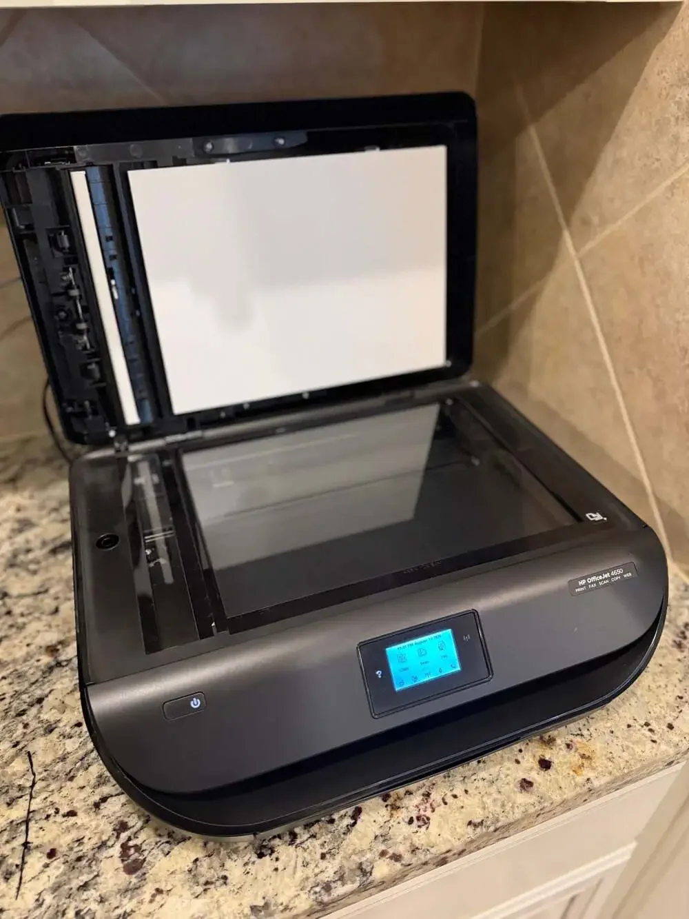 HP OfficeJet 4650 All-in-One Wireless Printer Print Fax Scan Copy tested